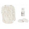 HOMESTYLING Aróma lampa sada 4 ks SPA BUDDHA hnedá