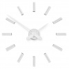 Designové nalepovací hodiny Future Time FT9600WH Modular white 60cm