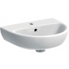 Geberit Selnova Malé umývadlo 450x370mm, s otvorom pre bat. s prepadom, biela GEB 500.324.01.1