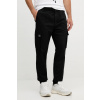 Nohavice Calvin Klein Jeans čierna farba, LV04RC617G XL