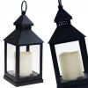 Lampáš LED lampa čierna pre záhradný domček a roráty