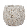 Záhradný Betónový Krémový Kvetináč