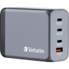 VERBATIM GaN Nabíječka do sítě GNC-240, 240W, 3x USB-C, 1x USB 32205