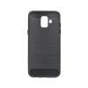 Puzdro gumené Samsung A600 Galaxy A6 2018 Carbon čierne PT
