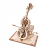 Robotime 3D drevené mechanické puzzle Čarovné violončelo 199 ks