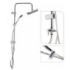 Sprchový set bez batérie na stenu Dážď chróm