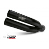 MIVV Koncovka výfuku MIVV DOUBLE GUN H.041.LDGB Inox black