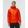 Pánska Páperová Bunda Peak Performance Helium Down Hood Jacket Men Oranžová