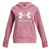 Under Armour Rival Fleece Big Logo Hoodie Pink Elixir/White S