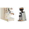Lelit Mara PL62X V2, gold + Eureka Mignon Single Dose PRO, White & Oak