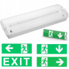 Evakuačná LED Lampa Núdzové Svietidlo Exit Cestné Značky Piktogramy