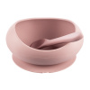 ZOPA Silikónová miska s vyvýšenými okrajmi a prísavkou Variant: Old Pink