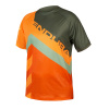 Dres ENDURA SingleTrack Print Tee LTD L olivový