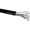 Solarix SXKD-5E-FTP-PE-SAM Venkovní instalační kabel CAT5e FTP drot PE samonosný 305m / box