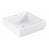 Grohe Cube Ceramic - Umývadlo bez prepadu, 400 mm x 400 mm, PureGuard, alpská biela 3948200H