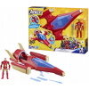 MARVEL AVENGERS Bojová stíhačka Repulsor Blast + figúrka Iron Man F9329