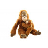 Plyš Orangutan s mládětem 27 cm