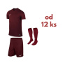 Futbalová sada Nike Park VI pre celé mužstvo, od 12 ks, bordová počet ks v sade: 17 hráčskych setov