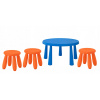 Ikea Mammut Tabuľka 85 cm + 3 detské stoličky (Ikea Mammut Tabuľka 85 cm + 3 detské stoličky)