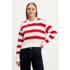 Tommy Jeans sveter dámsky bavlnený DW0DW22926 červená S