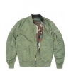 ALPHA INDUSTRIES MA-1 VF LW bunda obojstranná olivovozelená/maskáčová (sage green) ALPHA INDUSTRIES 01-0015