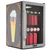 Klarstein Beersafe 70 Birra Edition, chladnička, 70 litrov, 3 police, sklenené dvere, nehrdzavejúca oceľ (HEA13-Birra -SS-E)