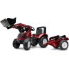 FALK Šlapací traktor Valtra S4 s lyžicou a prívesom 3-7 rokov