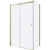 Sprchový kút - MEXENOVÁ SPRCHOVÁ KABÍNA OMEGA 130 x 80 cm ZLATÁ (Sprchový kút - MEXENOVÁ SPRCHOVÁ KABÍNA OMEGA 130 x 80 cm ZLATÁ)