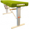 Prenosný elektrický masážny stôl Clap Tzu Linea Wellness Farba: PU - zelená (grass), Rozmery: 192x80cm, Doplnky: akumulátorové napájanie od 192*75 cm | 29 kg | 13 farieb
