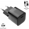 Fixed Mini set nabíjačky s USB-C výstupom a USB-C káblom, PD, 1m, 30W, čierny FIXC30M-CC-BK