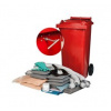 Mobilná havarijná súprava so zámkom – univerzálne sorbenty, RA (Absorpce olejů, ropných látek a kapalin - souprava)