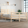 vidaXL Posteľný rám masívna borovica 140x200 cm - Hnedá - 107696-207788