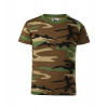MALFINI CAMOUFLAGE 149 / Detské tričko - camouflage brown 110