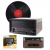 Retro Turnstable+ Vinyl BT USB FM AUX CD Stereo (Retro Turnstable+ Vinyl BT USB FM AUX CD Stereo)