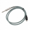 ADAPTÉROVÝ KÁBEL AUDIO KÁBEL 6.35 MM MUŽSKÝ NA USB C MUŽSKÝ 1 M