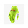 rukavice iTRACK, 100% - USA (fluo zelená, vel. L) M172-0045-L