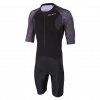 Zone3 Men's Lava Short Sleeve Trisuit - Black/Gold - Black/Gold - L Veľkosť: S