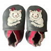 Hopi Hop Kožené capáčky Barefoot Veľ. XL (18-24 mes.) Mačička Sisi