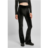 Women's high-waisted velvet leggings black čierna M Urban Classics 4065812009456