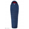 Mountain Equipment Helium 250 Regular dámsky spacák, medieval blue ľavý zips