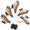 Reťaz MagicHome Vianoce A Bird, 25x LED, IP44, 3xAA, osvetlenie, 5 vtáčikov