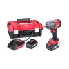 Worcraft 114868 Set XCUBE006 ShareSYS Toolbox, utahovák 850 Nm, 2x 4.0 Ah akumulátor, 1x nabíječka