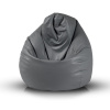 EF1039 Ecopuf Sedací vak Ecopuf - Fuzzy - ekokoža E15 - Sivá