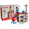 LEAN Toys Detský obchod s vozíkom, pokladňou a skenerom na nákup potravín