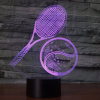 3Dmix 3DL-SMRT007 – 3D LED nočná lampa - Tenisová raketa a lopta (Smart)