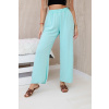 Fashionweek Dámske nohavice ľahké vzdušné K41 Farba: mentolová, Veľkosť: Universal