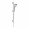 Hansgrohe Croma Select S, sprchová sada Multi so sprchovou tyčou 65 cm, biela/chrómová, HAN-26560400