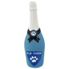 Hračka DOG FANTASY Latex fľaša sekt so zvukom modrá 16,5cm modrá