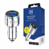 Automobilový vysielač FM Adaptér Bluetooth 3mk Hyper Car Power 48W QC USB
