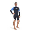 Tričko MARES RASH GUARD LOOSE FIT Long Sleeve - Dlhý Rukáv - Voľný strih - Pánske M Modrá